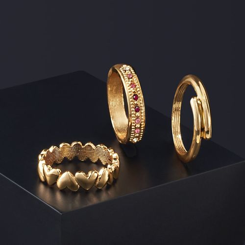 Set de anillos Color Bling