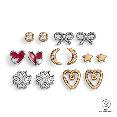 Set de aretes x7 Glam Calendar